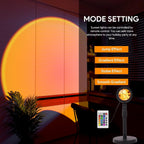 6423 4 Colors Sunset Lamp Sunset Projection Lamp Led Night Lights