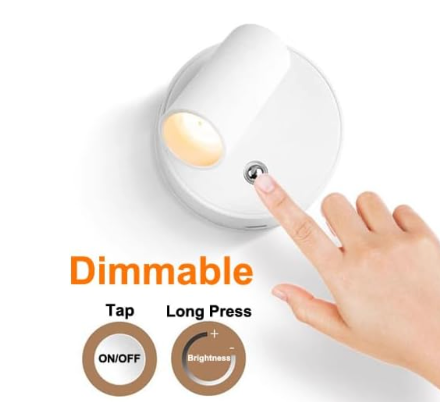Magnetic LED Wall Lamp - Cordless Task Lighting