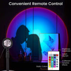 6423 4 Colors Sunset Lamp Sunset Projection Lamp Led Night Lights