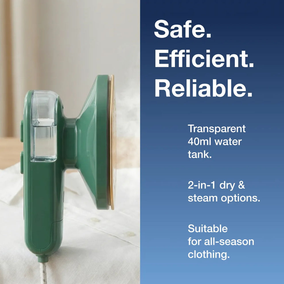Portable Handheld Garment Steamer - Wrinkle Free Anywhere